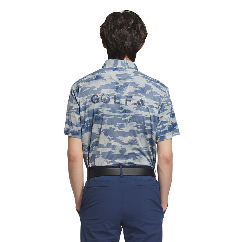 ADIDAS Ultimate365 Allover Print Men's Polo (Navy)
