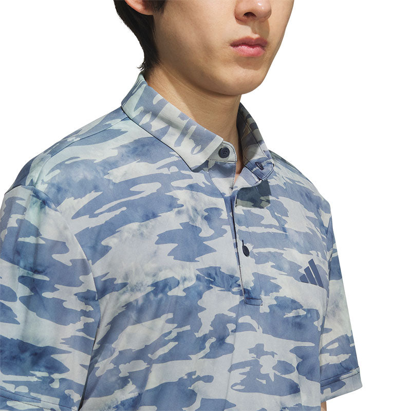 ADIDAS Ultimate365 Allover Print Men's Polo (Navy)