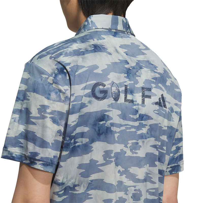 ADIDAS Ultimate365 Allover Print Men's Polo (Navy)