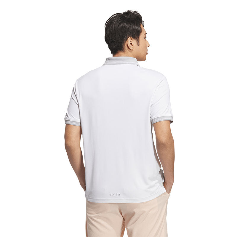 ADIDAS HEAT.RDY Men's Polo (White)