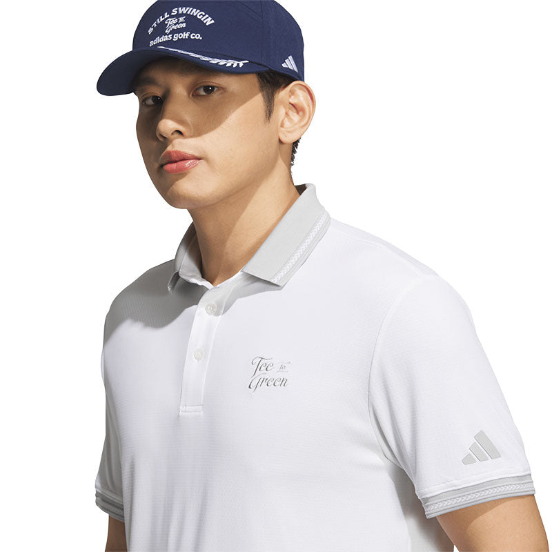 ADIDAS HEAT.RDY Men's Polo (White)