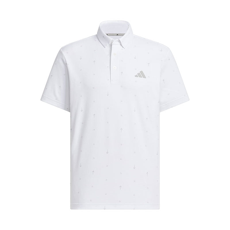 ADIDAS Playgreen Manogram Men's Polo (White)