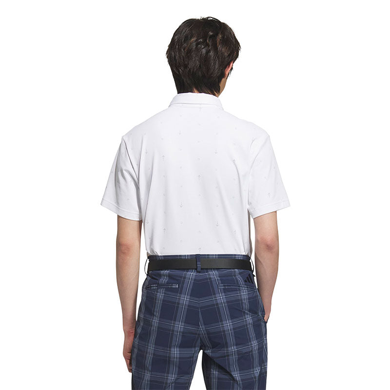 ADIDAS Playgreen Manogram Men's Polo (White)