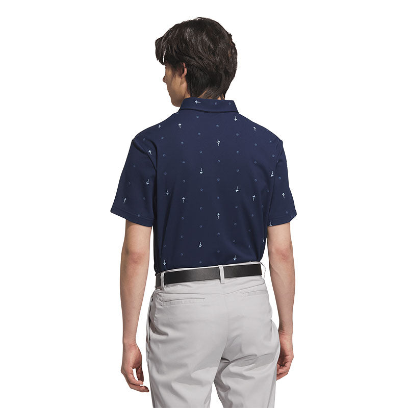 ADIDAS Playgreen Manogram Men's Polo (Navy)