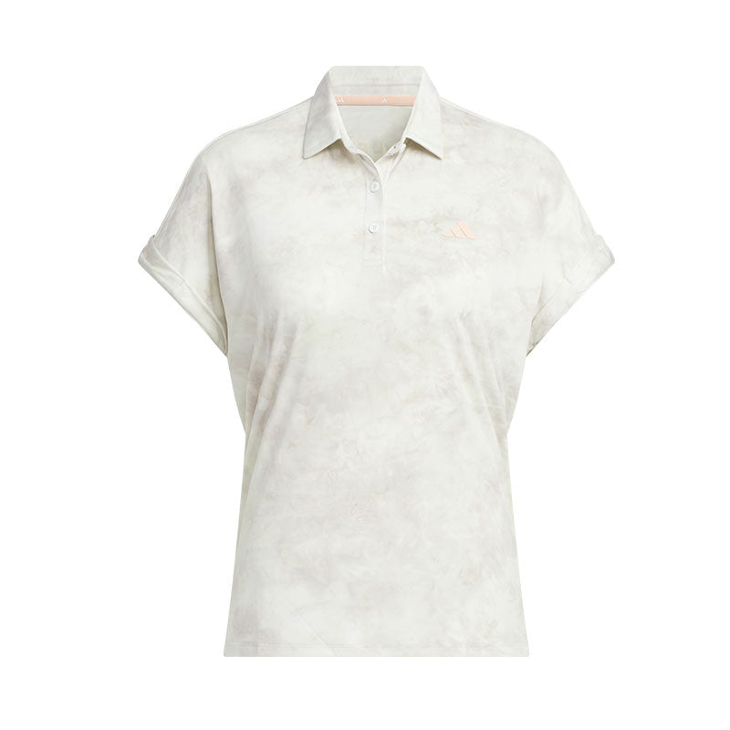 ADIDAS Allover Print Women's Polo (White/Grey)