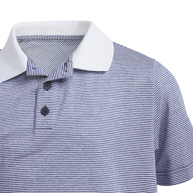 ADIDAS Ottoman Striped Boy's Polo (Navy)