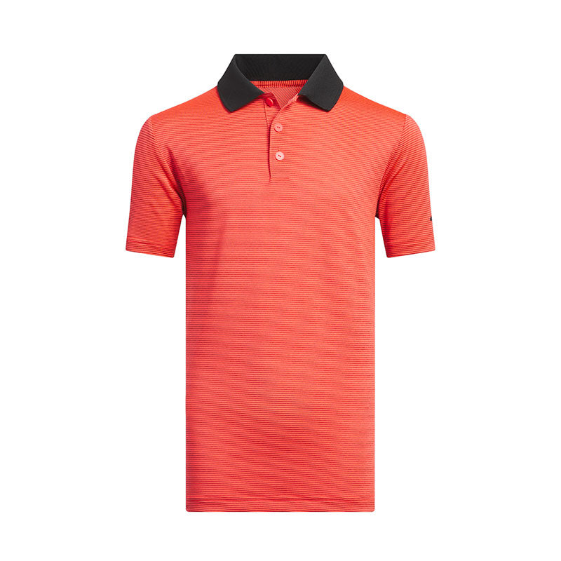ADIDAS Ottoman Striped Boy's Polo (Red)