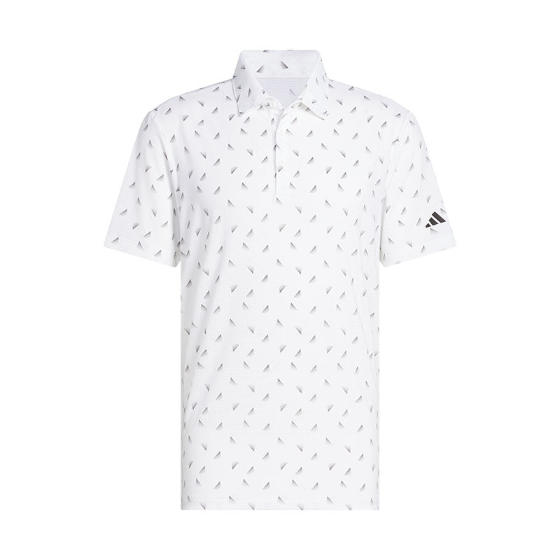ADIDAS Ultimate365 Printed Mesh Men's Polo (White)