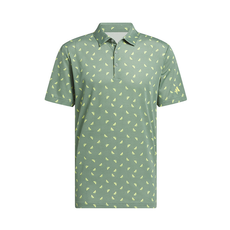 ADIDAS Ultimate365 Printed Mesh Men's Polo (Silver)