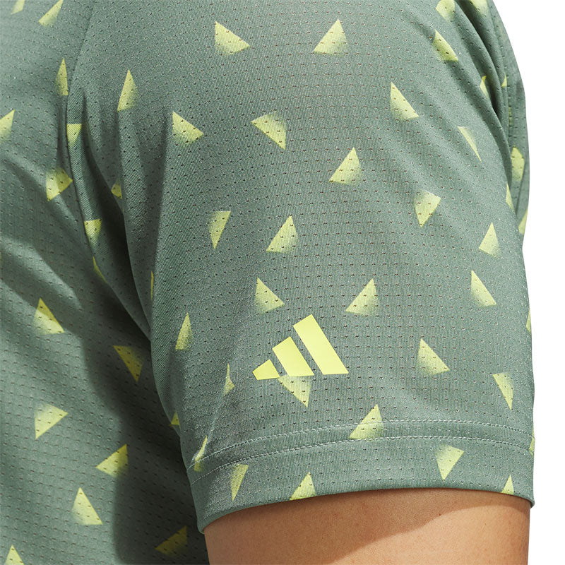 ADIDAS Ultimate365 Printed Mesh Men's Polo (Silver)