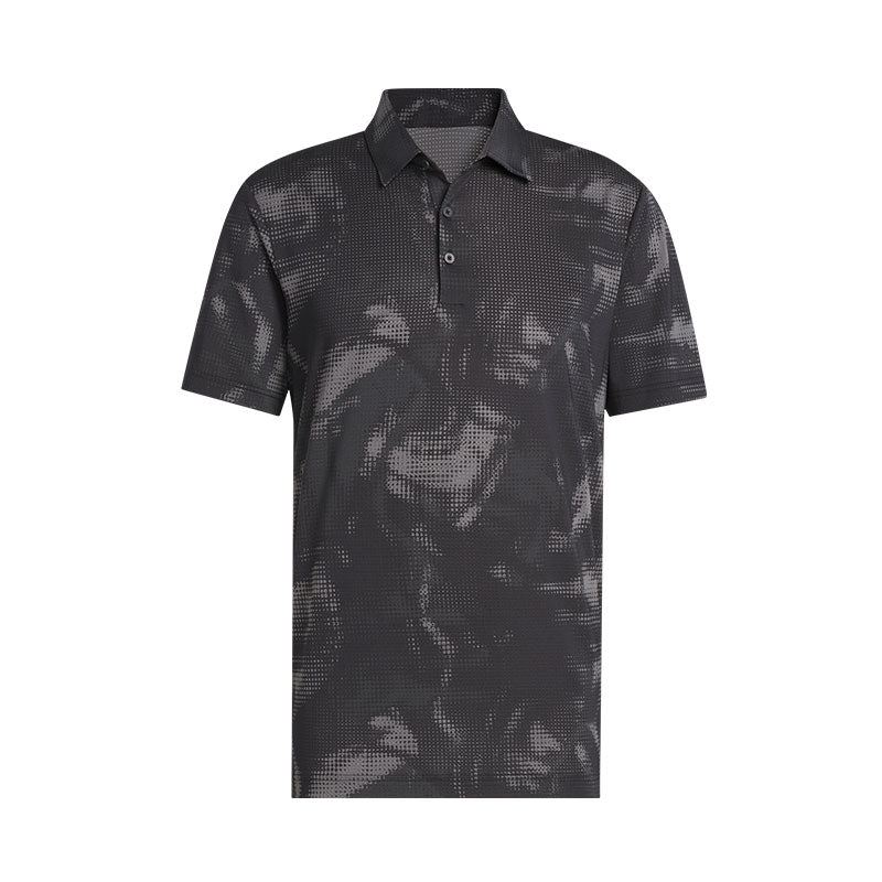 ADIDAS Ultimate365 Printed Mesh Men's Polo (Black)