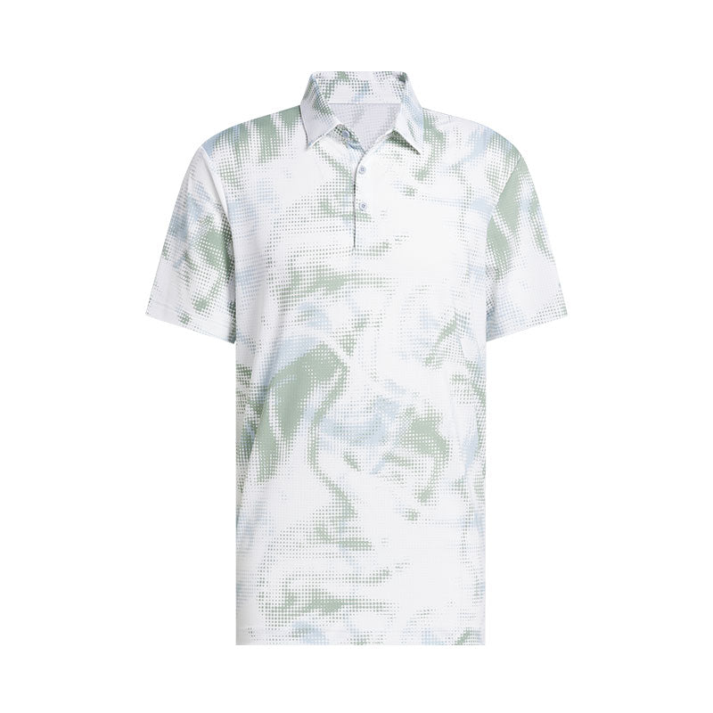 ADIDAS Ultimate365 Printed Mesh Men's Polo (White)