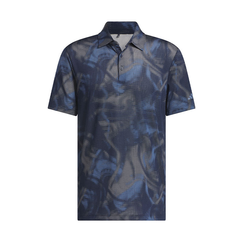 ADIDAS Ultimate365 Printed Mesh Men's Polo (Navy)