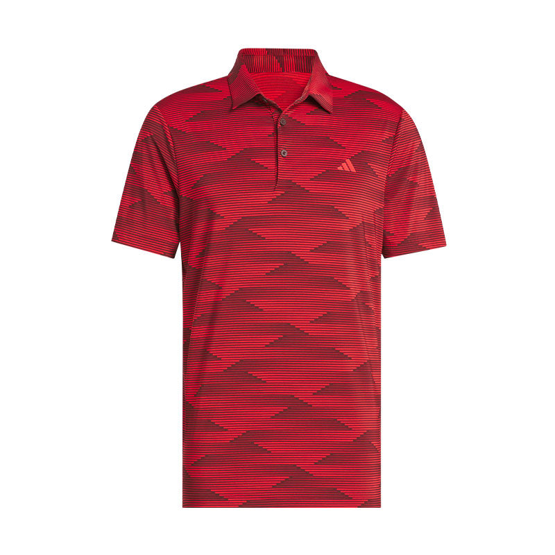 ADIDAS Ultimate365 Speed Stripe Men's Polo (Ruby)