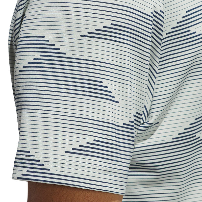 ADIDAS Ultimate365 Speed Stripe Men's Polo (Silver)