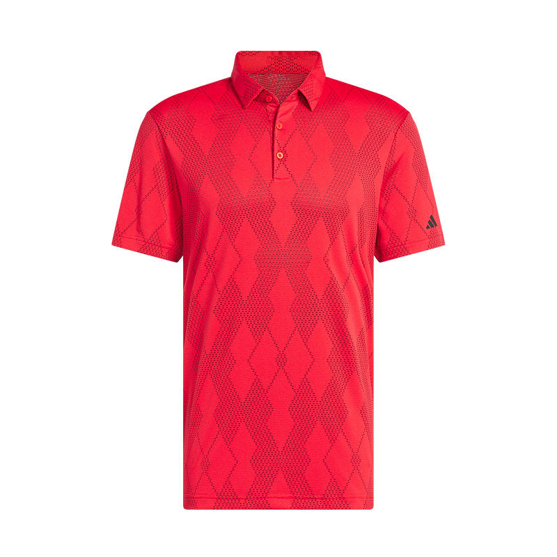 ADIDAS Ultimate365 Micro Texture Men's Polo (Ruby)
