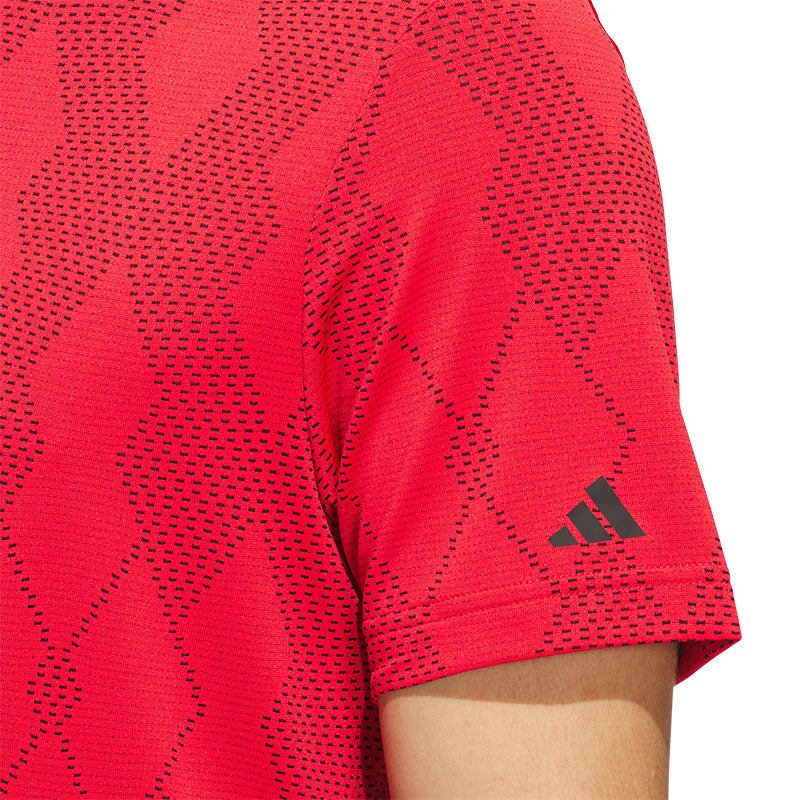 ADIDAS Ultimate365 Micro Texture Men's Polo (Ruby)