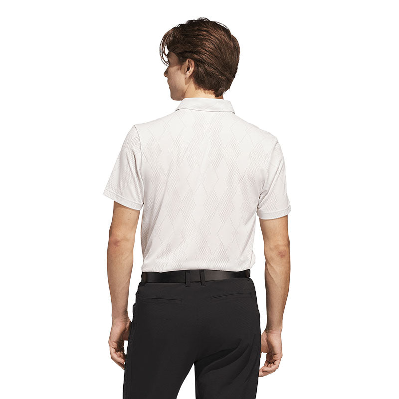 ADIDAS Ultimate365 Micro Texture Men's Polo (White)