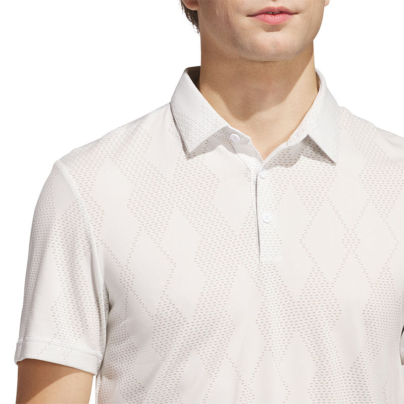 ADIDAS Ultimate365 Micro Texture Men's Polo (White)