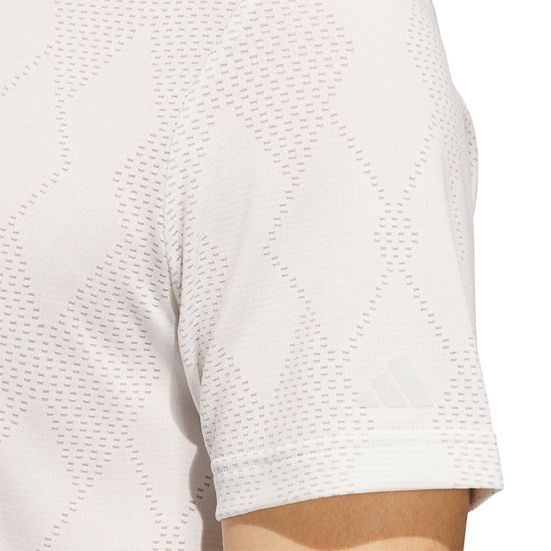 ADIDAS Ultimate365 Micro Texture Men's Polo (White)