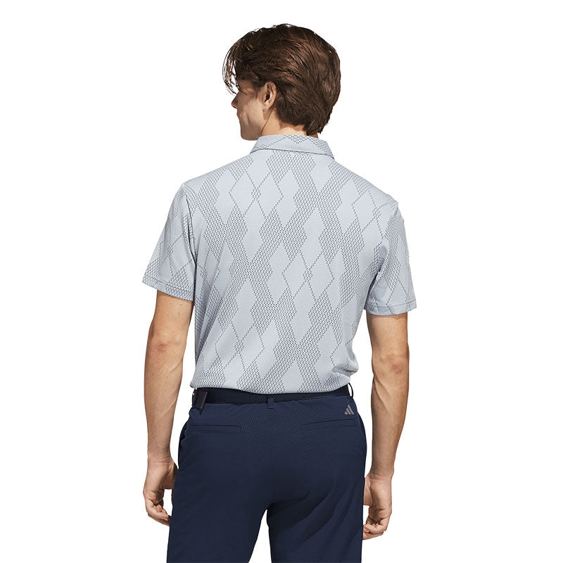 ADIDAS Ultimate365 Micro Texture Men's Polo (Blue)