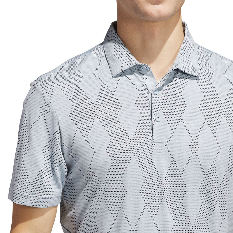 ADIDAS Ultimate365 Micro Texture Men's Polo (Blue)