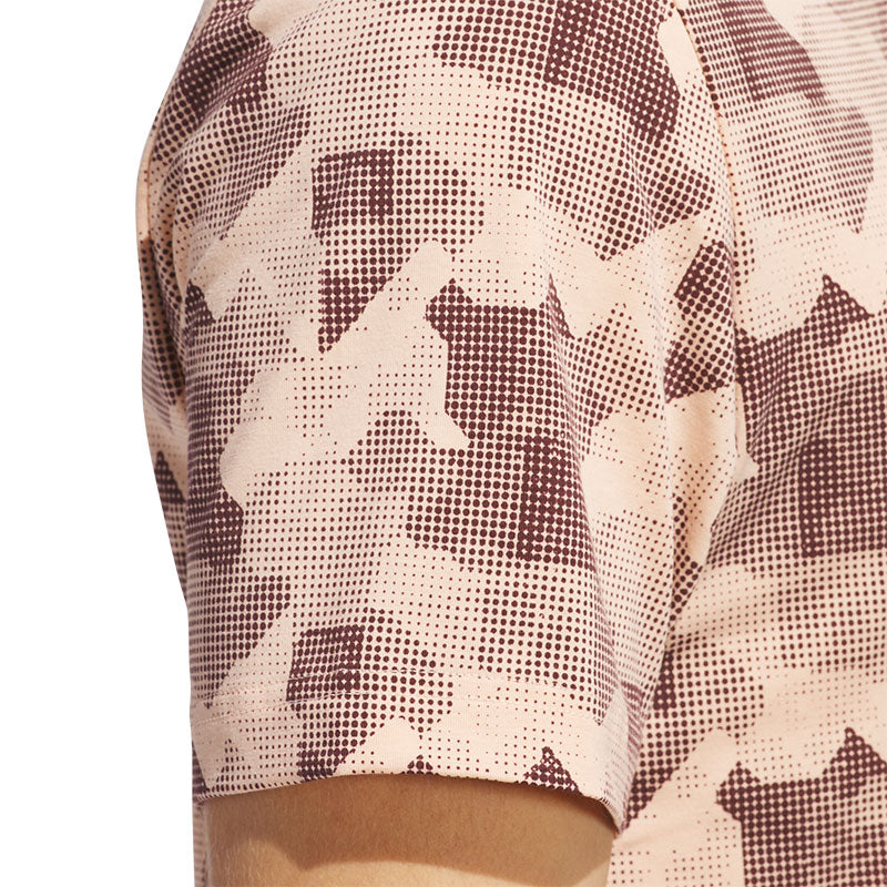 ADIDAS Go-To Printed Men's Polo (Coral)