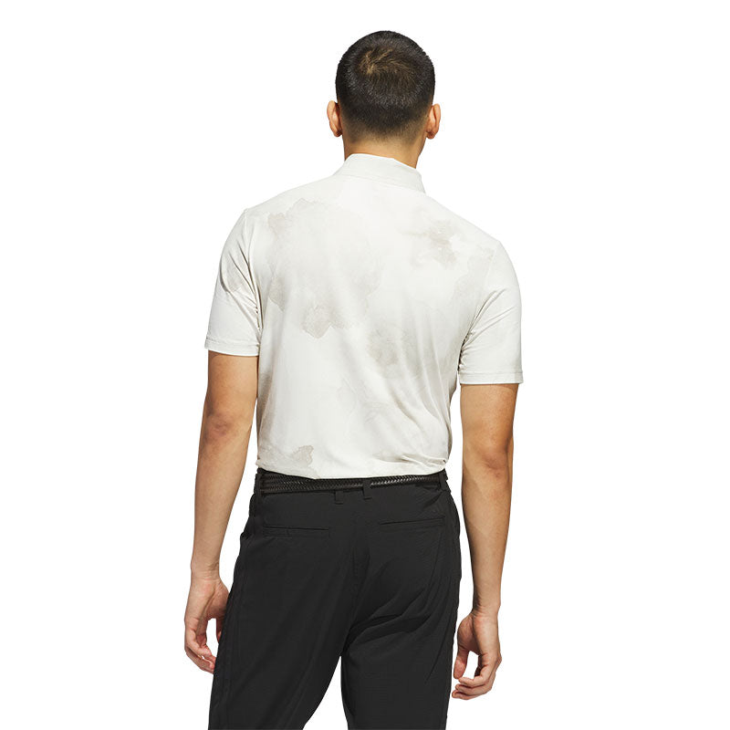 ADIDAS Ultimate365 Printed Cool Feeling Tour Men's Polo (Grey/White)