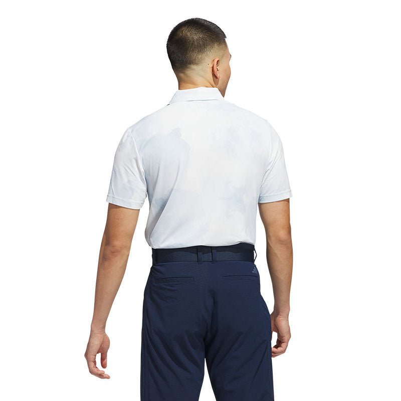 ADIDAS Ultimate365 Printed Cool Feeling Tour Men's Polo (Blue/White)