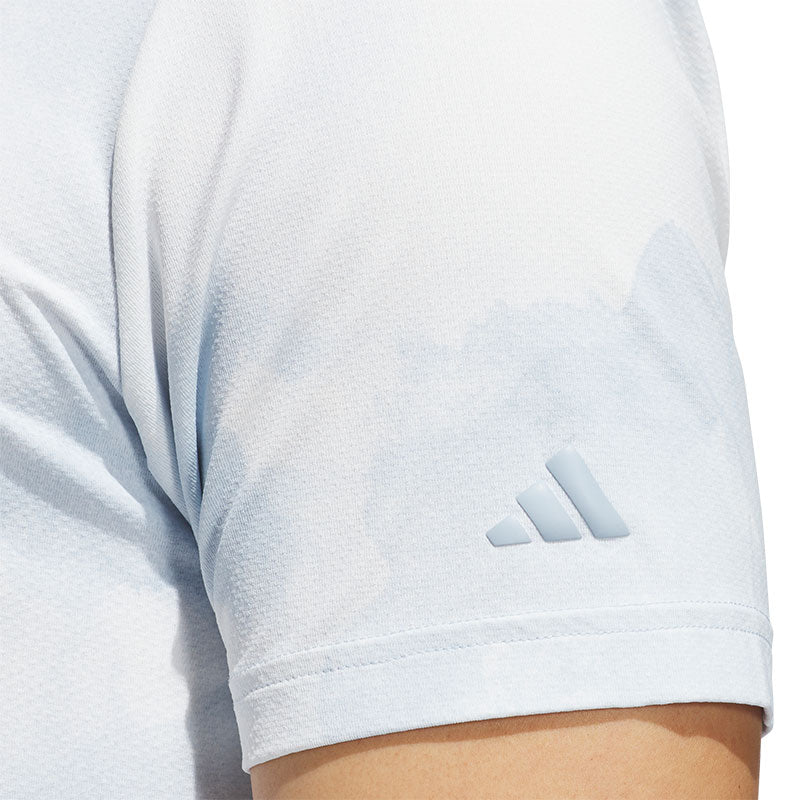 ADIDAS Ultimate365 Printed Cool Feeling Tour Men's Polo (Blue/White)