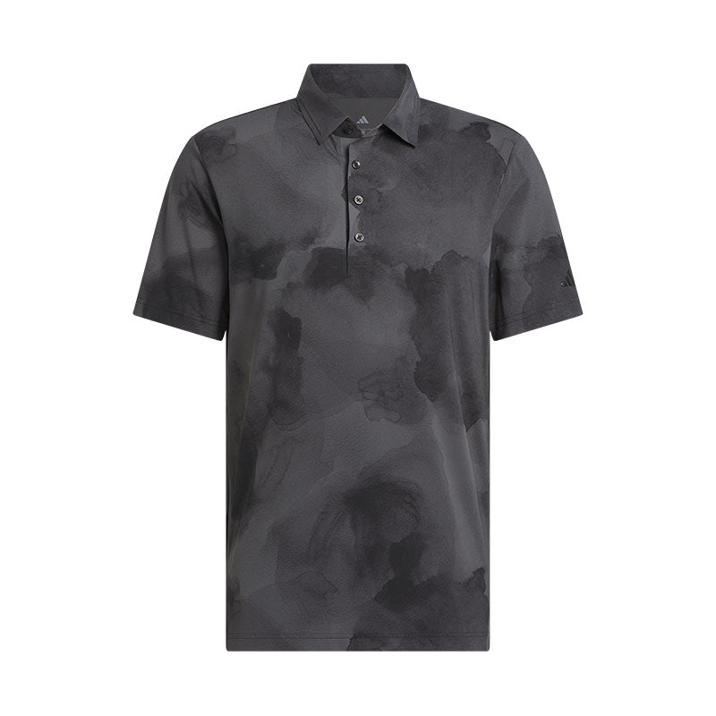 ADIDAS Ultimate365 Printed Cool Feeling Tour Men's Polo (Black/Grey)