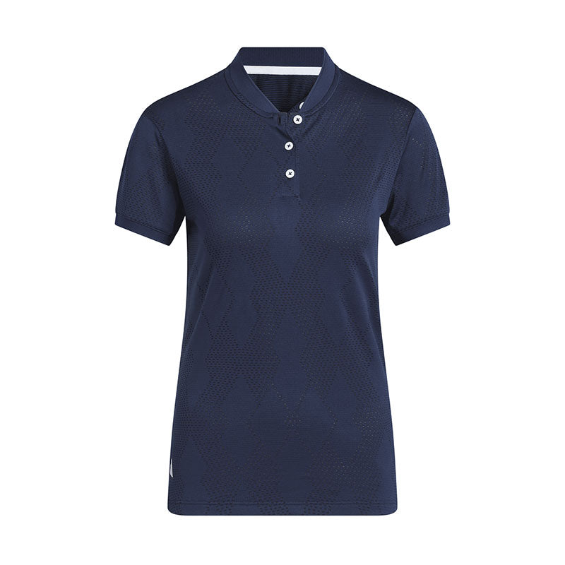 ADIDAS Ultimate365 Diamond Jacquard Women's Polo (Navy)