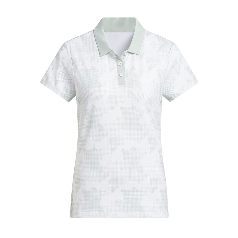 ADIDAS Ultimate365 Printed Women's Polo (Silver)