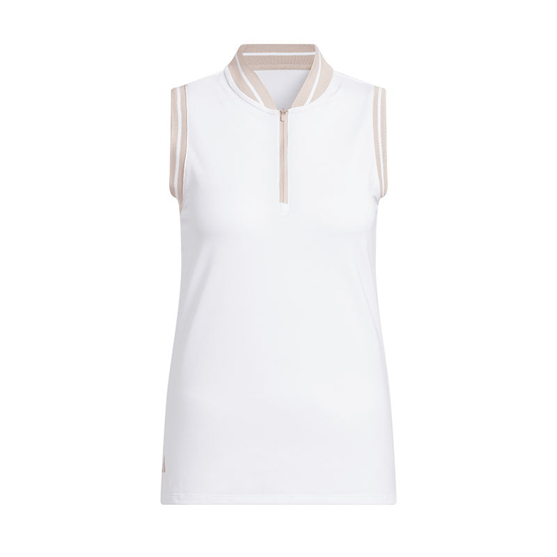 ADIDAS Ultimate365 Women's Zip Polo (White)