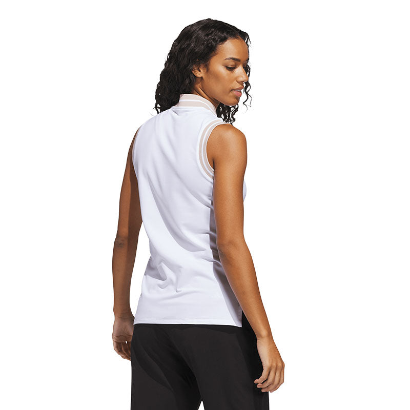 ADIDAS Ultimate365 Women's Zip Polo (White)