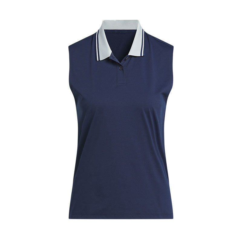 ADIDAS Beyond Twistknit Women's Sleeveless Polo (Navy)