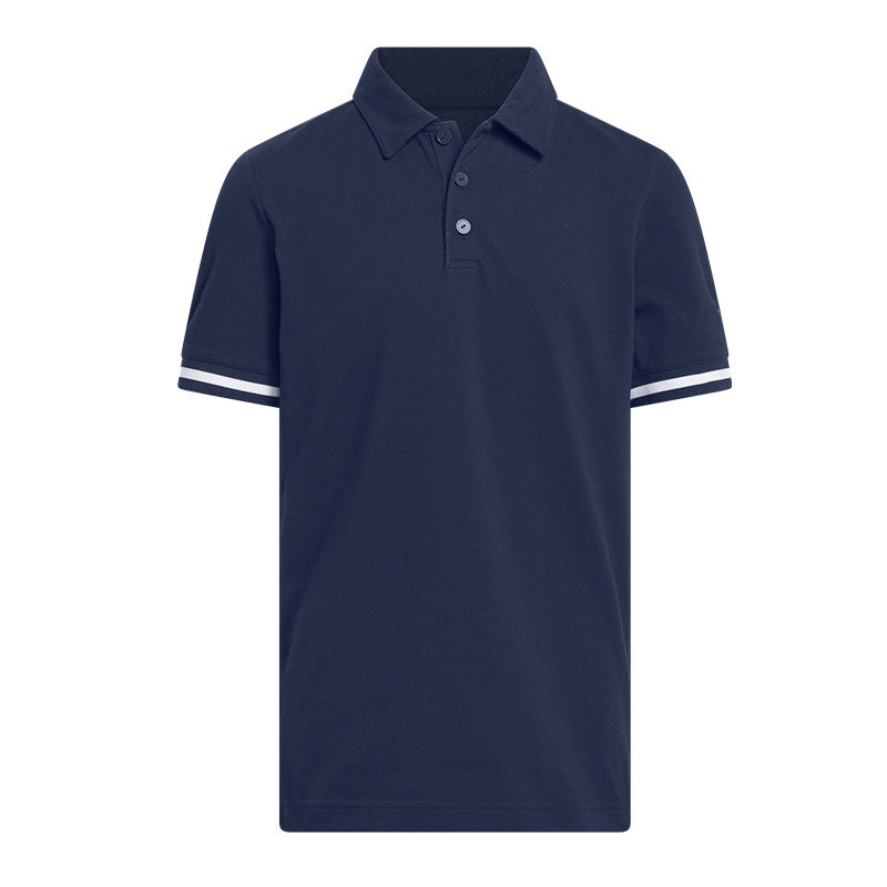 ADIDAS Pique Club Boy's Polo (Navy)