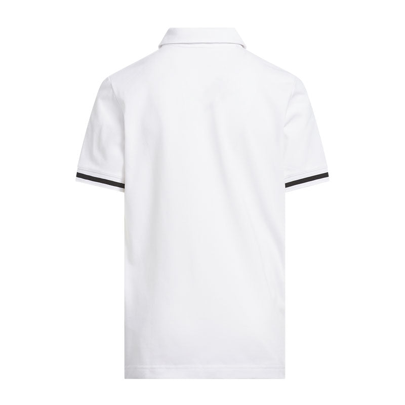 ADIDAS Pique Club Boy's Polo (White)