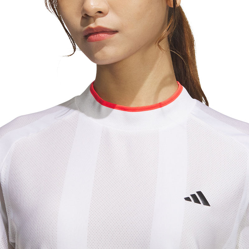 ADIDAS AEROREADY Adizero Bodymapping Women's Mock Shirt (White)