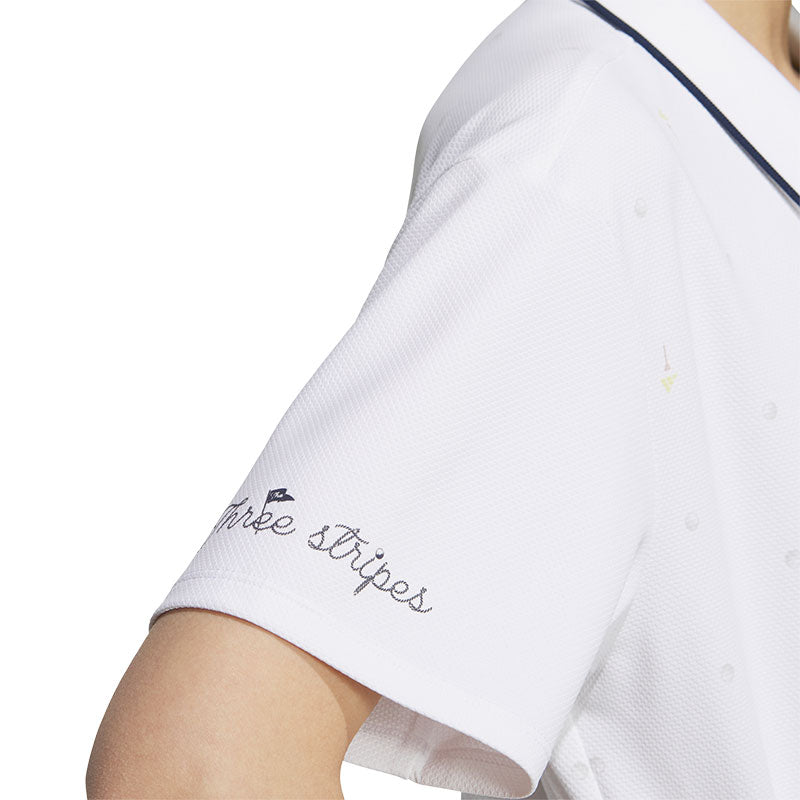 ADIDAS Monogram Women's Polo (White)