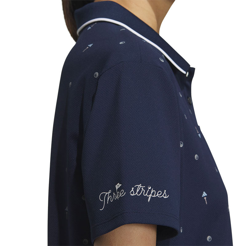 ADIDAS Monogram Women's Polo (Navy)