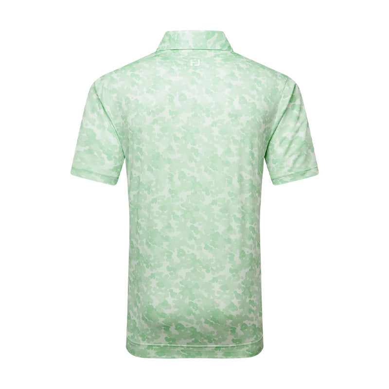 FOOTJOY Leaf Camo Lisle Men's Polo (Green)