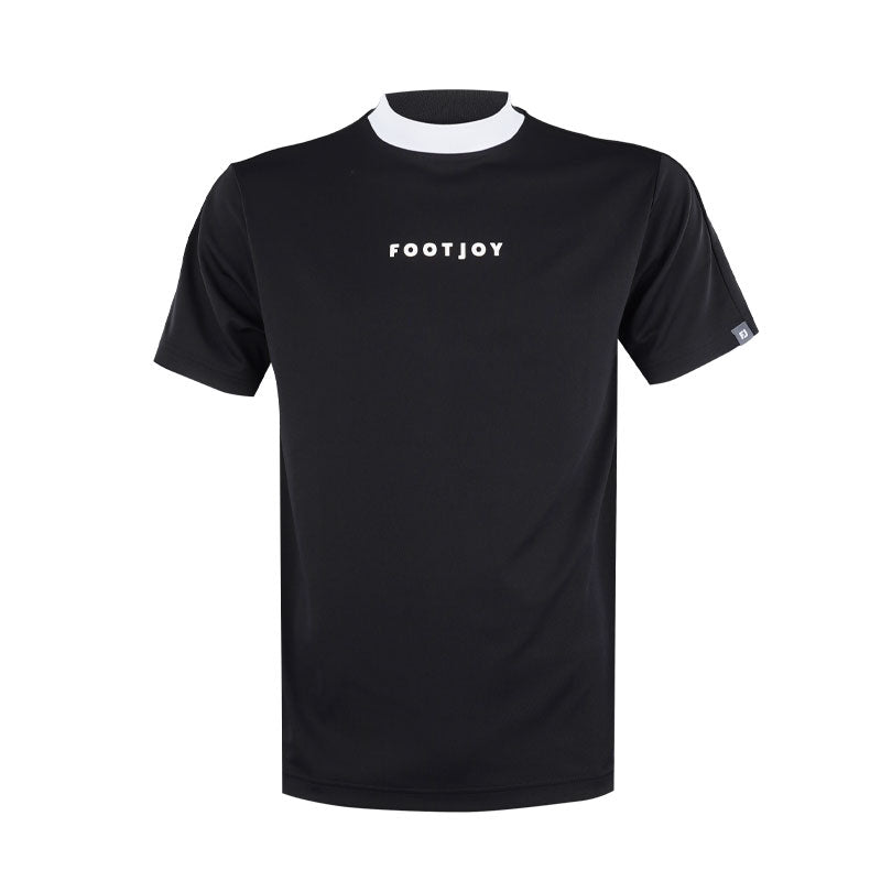 FOOTJOY Japan Bicolor Men's Mock Shirt (Black)