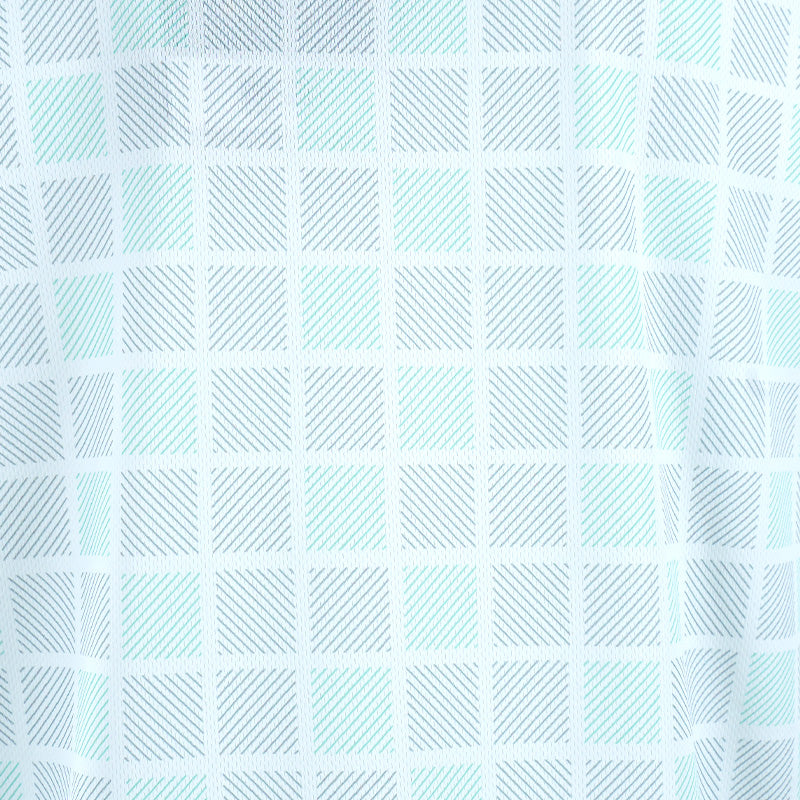 FOOTJOY Japan Checkered Snap Button Men's Polo (White)
