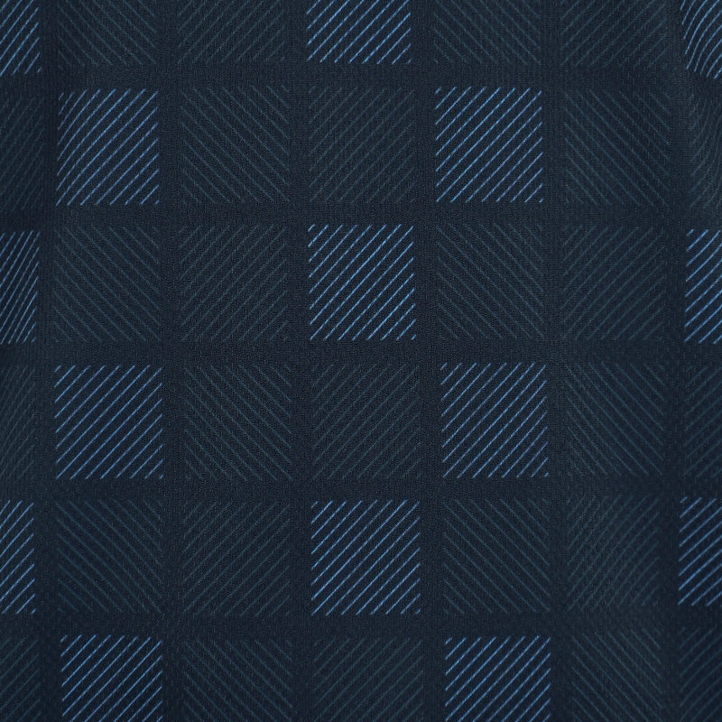 FOOTJOY Japan Checkered Snap Button Men's Polo (Navy)