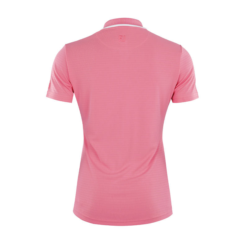 FOOTJOY Tipped Collar Women's Polo (Pink)