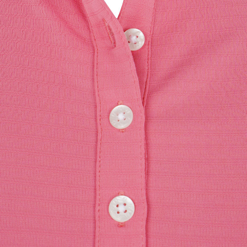 FOOTJOY Tipped Collar Women's Polo (Pink)