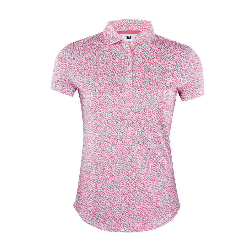 FOOTJOY Print Women's Polo (Pink)