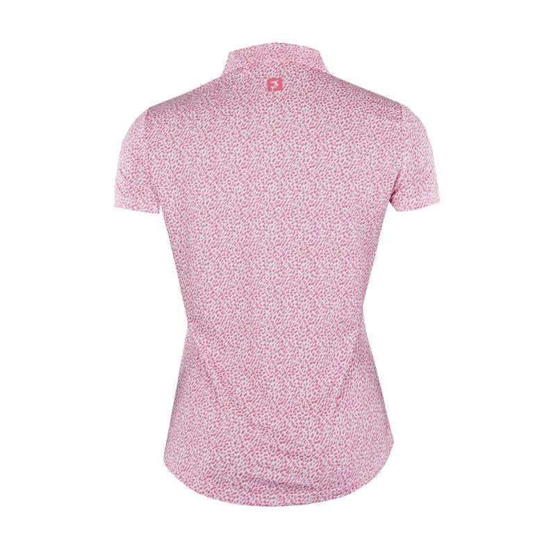 FOOTJOY Print Women's Polo (Pink)