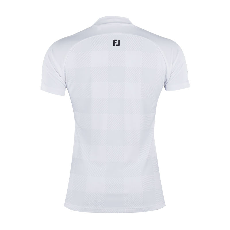 FOOTJOY Japan Jacquard Women's Mock Shirt (White)